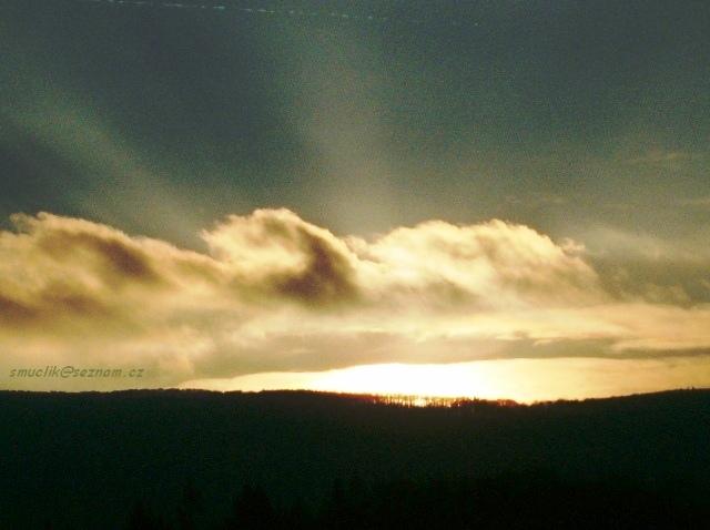 nebeská záře